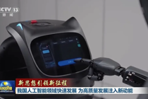 我国人工智能领域快速发展 为高质量发展注入新动能